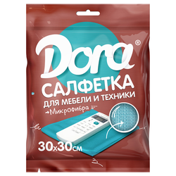 Салфетка Dora для мебели и бытовой техники из микрофибры, 1 шт, изображение