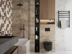 Плитка ГРАЦИЯ КЕРАМИКА Настенная Джой бежевый 25X60 см 1,2 м², картинка