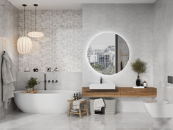 Плитка ГРАЦИЯ КЕРАМИКА Настенная Мунрайз серый 25X60 см 1,2 м², изображение