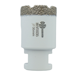 Коронка по керамограниту TRIO-DIAMOND Vacuum Brazed VB035 35 мм, изображение