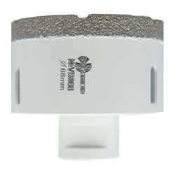 Коронка по керамограниту TRIO-DIAMOND Vacuum Brazed VB068 68 мм, фотография
