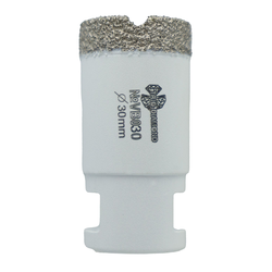 Коронка по керамограниту TRIO-DIAMOND Vacuum Brazed VB030 30 мм, детальное фото