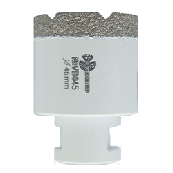 Коронка по керамограниту TRIO-DIAMOND Vacuum Brazed VB045 45 мм, вид