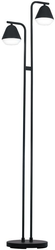 Торшер PALBIETA, 2x3W(GU10-LED), сталь, черный/пластик, прозрачный, картинка
