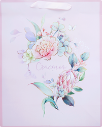 Пакет подарочный CITY HOME TRADE Special Flower 31,5х25,5х11см эффект, 1шт, изображение