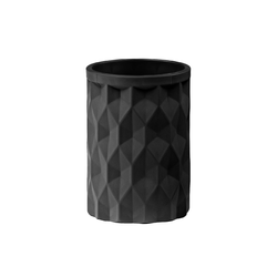 Стакан FIXSEN для з/щ diamond black черный, пластик, детальное фото
