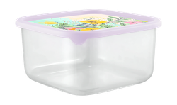 Контейнер для продуктов SUGAR&SPICE Bloom, квадратный, с гибкой крышкой, 0.8л, фото