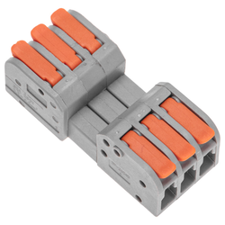 Клемма REXANT смк 222-423r проходн разъемная 3 полюса серая 0,2-2,5/4мм² (, вид
