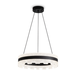 Светил.подвесной FREYA FR6241PL-L84B Orio Черный LEDх84, детальное фото