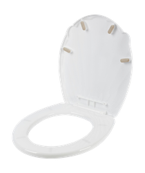 Сиденье для унитаза KEEPLEX light 41,9х36,3х4,5см белое облако, детальное фото