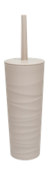 Набор KEEPLEX wc (ершик+подставка) wave бежевый топаз, картинка