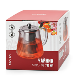 Чайник APOLLO Stripe-type, 750мл, вид