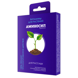 Удобрение АМИНОСИЛ Гранулы д/рассады 50гр, картинка