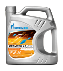 Масло моторное синтетическое GAZPROMNEFT Premium A5/B5 5W-30, 4л, фотография