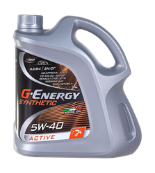 Масло моторное синтетическое G-ENERGY Synthetic super start 5W-40, 4л, картинка
