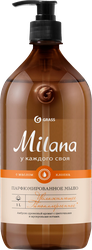 Жидкое мыло GRASS Milana Амбра и пачули, 1000мл, фотография
