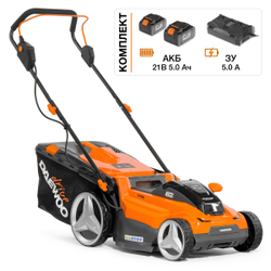 Газонокосилка аккумуляторная DAEWOO Dlm 4142Li Set, вид