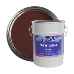 Грунтовка ГФ-021 УЗОР красно-коричн. 5кг, фотография