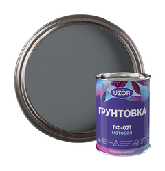 Грунтовка ГФ-021 УЗОР серая 0,8кг, изображение