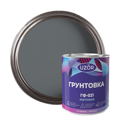 Грунтовка ГФ-021 УЗОР серая 2,7кг, детальное фото