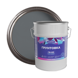 Грунтовка ГФ-021 УЗОР серая 5кг, изображение