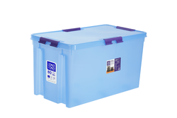 Контейнер ROX BOX с&nbsp;крышкой&nbsp;и&nbsp;клипсами&nbsp;"80"&nbsp;серия&nbsp;HOME,&nbsp;прозрачный, вид