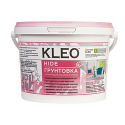Грунтовка KLEO укрывающая под обои HIDE 20, 3кг, крупный план