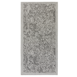 Ковер SIDE 0.8*1.5 дизайн 61051 SILVER/SMOKE, крупный план