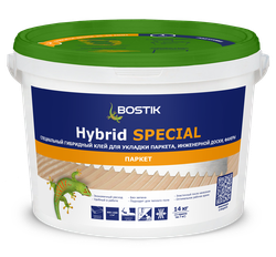 Клей BOSTIK д/паркета гибридный SPECIAL, 14к, крупный план