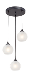 Люстра VITALUCE v3785-1/3s, 3хe27 макс. 40вт черный, детальное фото