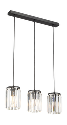 Люстра VITALUCE v5361-1/3s, 3хe14 макс. 40вт черный, изображение