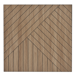 Мягкие реечные панели LAKO DECOR 600-600мм, Светло-Коричневый ДИАГОН, детальное фото