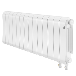 Радиатор ROYAL THERMO биметаллический Infinity 300 Bianco Traffico VR80 - 14 секц., изображение
