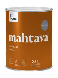 Грунт-эмаль TALATU алкидная глянцевая mahtava ral 7004 серый, фотография