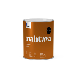 Грунт-эмаль TALATU алкидная глянцевая mahtava ral 9005 черный, крупный план