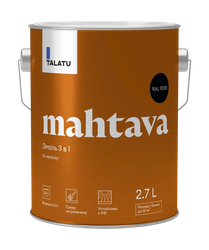 Грунт-эмаль TALATU алкидная глянцевая mahtava ral 9005 черный, картинка