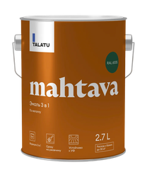 Грунт-эмаль TALATU алкидная глянцевая mahtava ral 6005 зеленый, изображение