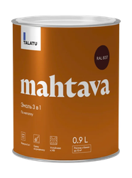 Грунт-эмаль TALATU алкидная глянцевая mahtava ral 8017 шоколадно-коричневый, детальное фото
