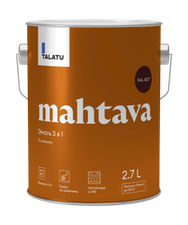 Грунт-эмаль TALATU алкидная глянцевая mahtava ral 8017 шоколадно-коричневый, вид