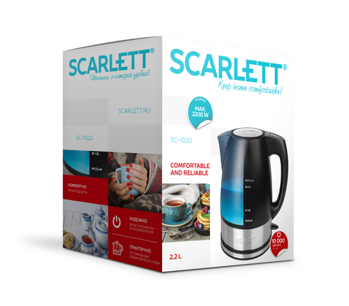 Чайник SCARLETT SC-1020, вид