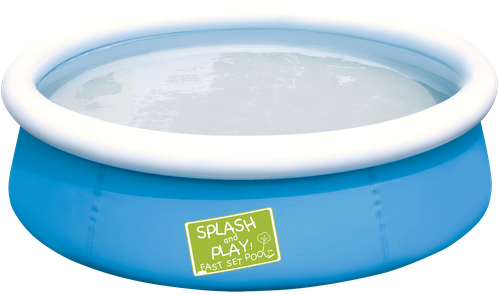 Бассейн детский BESTWAY Splash and Play! 477л 152х38см, с надувным бортом, Арт. 57241, изображение