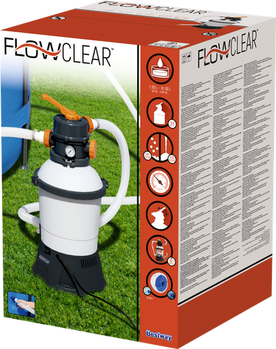 Фильтр-насос песочный BESTWAY Flowclear 3028л/ч, Арт. 58515, фотография