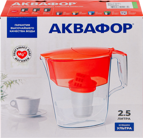 Фильтр-кувшин АКВАФОР Ультра, крупный план