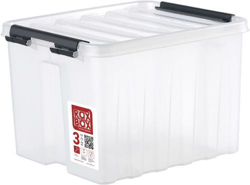 Контейнер ROX BOX с крышкой, 21х17х14см, прозрачный, полипропилен, 3.5л, Арт. 003-00.07, фото