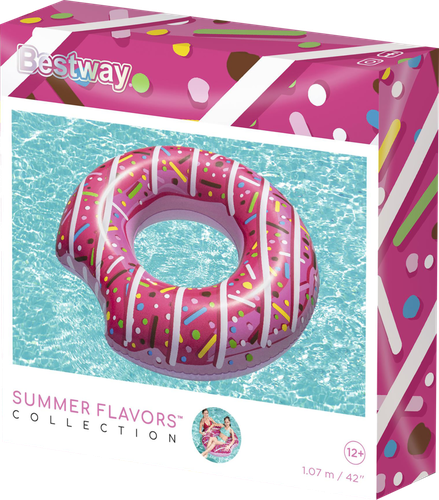 Круг для плавания надувной BESTWAY Summer Flavors Пончик d=107см, Арт. 36118, детальное фото