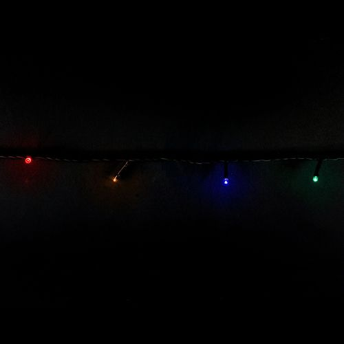 Гирлянда SNOWHOUSE наружная LED, 10м, разно, 8 реж, крупный план