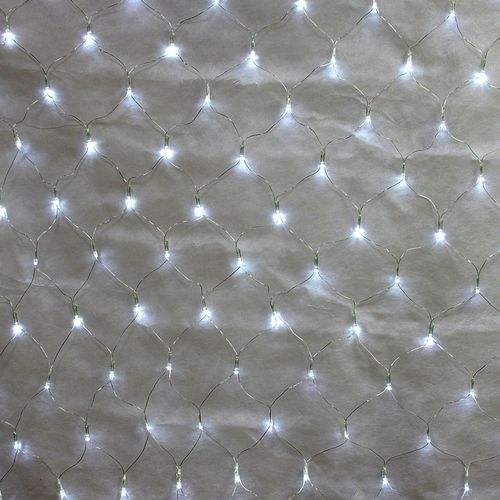 Электрогирлянда SNOWHOUSE Сетка 144 бел LED, 1,5х1м,  ул,соед до 10-ти мод, детальное фото