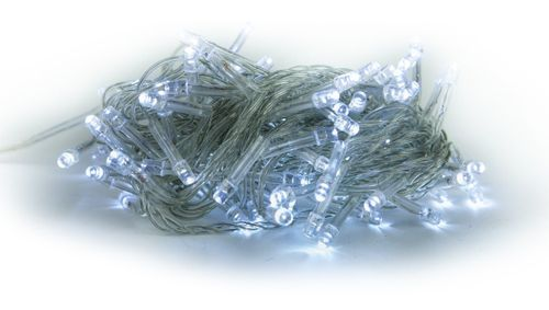Электрогирлянда SNOWHOUSE Нить внутрен, 100 белых  LED, 5м, вид