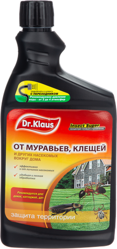 Средство от вредителей DR.KLAUS муравьев и др. ползающих  запасн. фл., крупный план