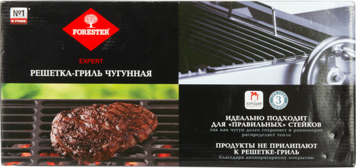 Решетка-гриль FORESTER чугун, изображение